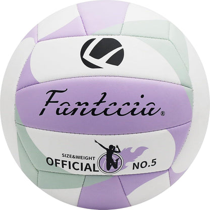 Fantecia Volleyball Größe 5 Weiches Leder Beachvolleyball