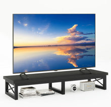 TV-Schrank mit 2 Lagerung, 114 cm, Schwarz, für bis zu 60 Zoll