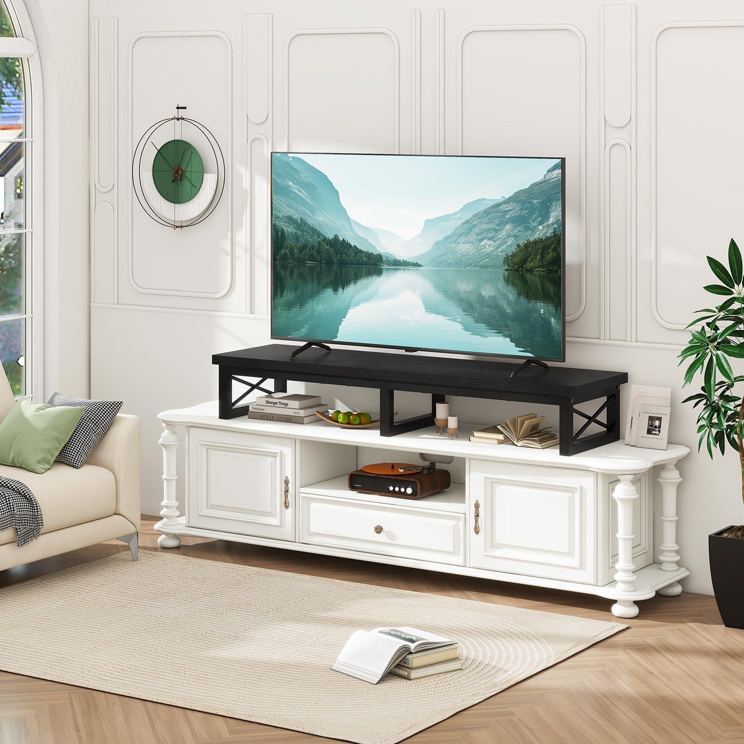TV-Schrank Tisch 114cm mit 2 Lagerung für bis zu 60 Zoll