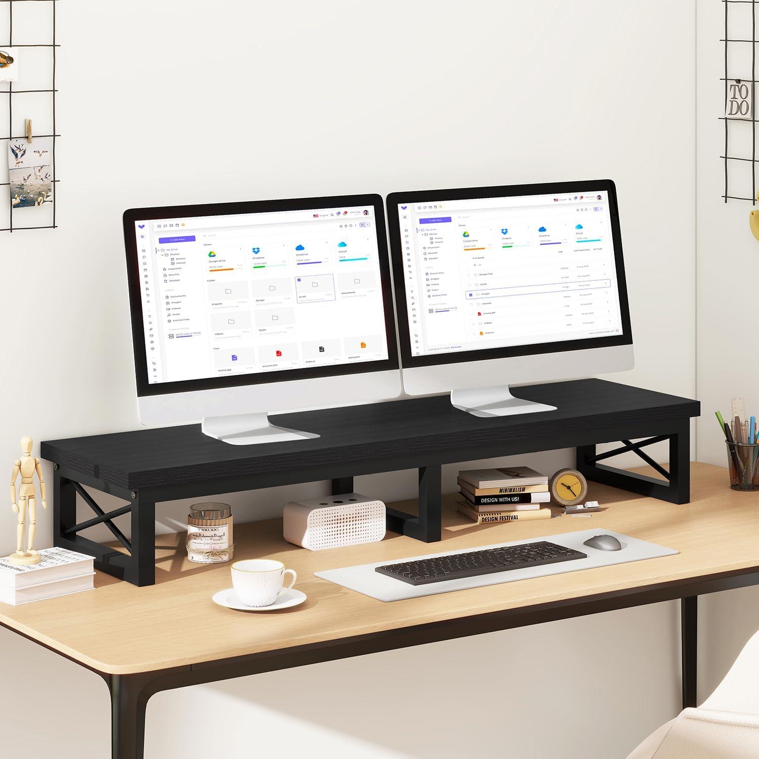 TV-Schrank Tisch 114 cm 2 Lagerung Schwarz Wohnzimmer Esszimmer Schlafzimmer