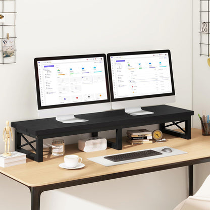 TV-Schrank Tisch 114 cm 2 Lagerung Schwarz Wohnzimmer Esszimmer Schlafzimmer
