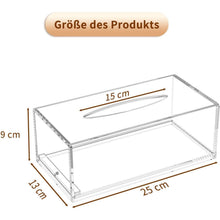 Acryl Taschentuchbox – Klar, Modern & Magnetverschluss