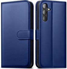 Samsung Galaxy S24 Hülle Wallet Leder Flip Case Kartenfach
