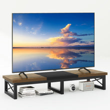 TV-Schrank Tisch 114 cm Braun Fernsehtisch bis 60 Zoll