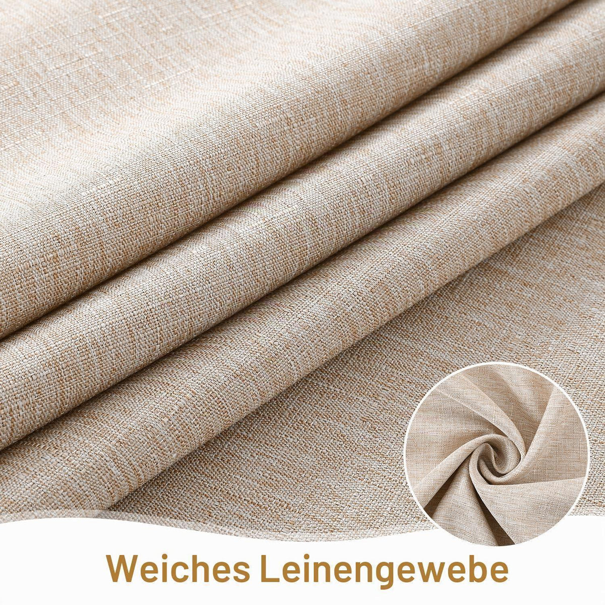 Leinendecke Tischdecke abwaschbar 130x160cm