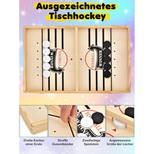 Hockey & Schach 2in1 Holz Spielbrett – Interaktiver Familienspaß