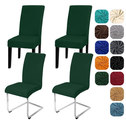 Stuhlhussen Set 4er Pack Stretch Grün