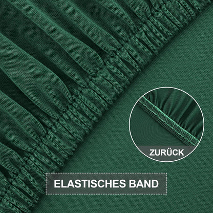 Stuhlhussen Set 4er Pack Stretch Grün