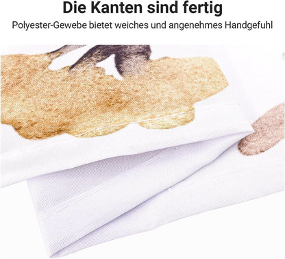 Duschvorhang Blumen 200x160cm Wasserabweisend Waschbar Antischimmel