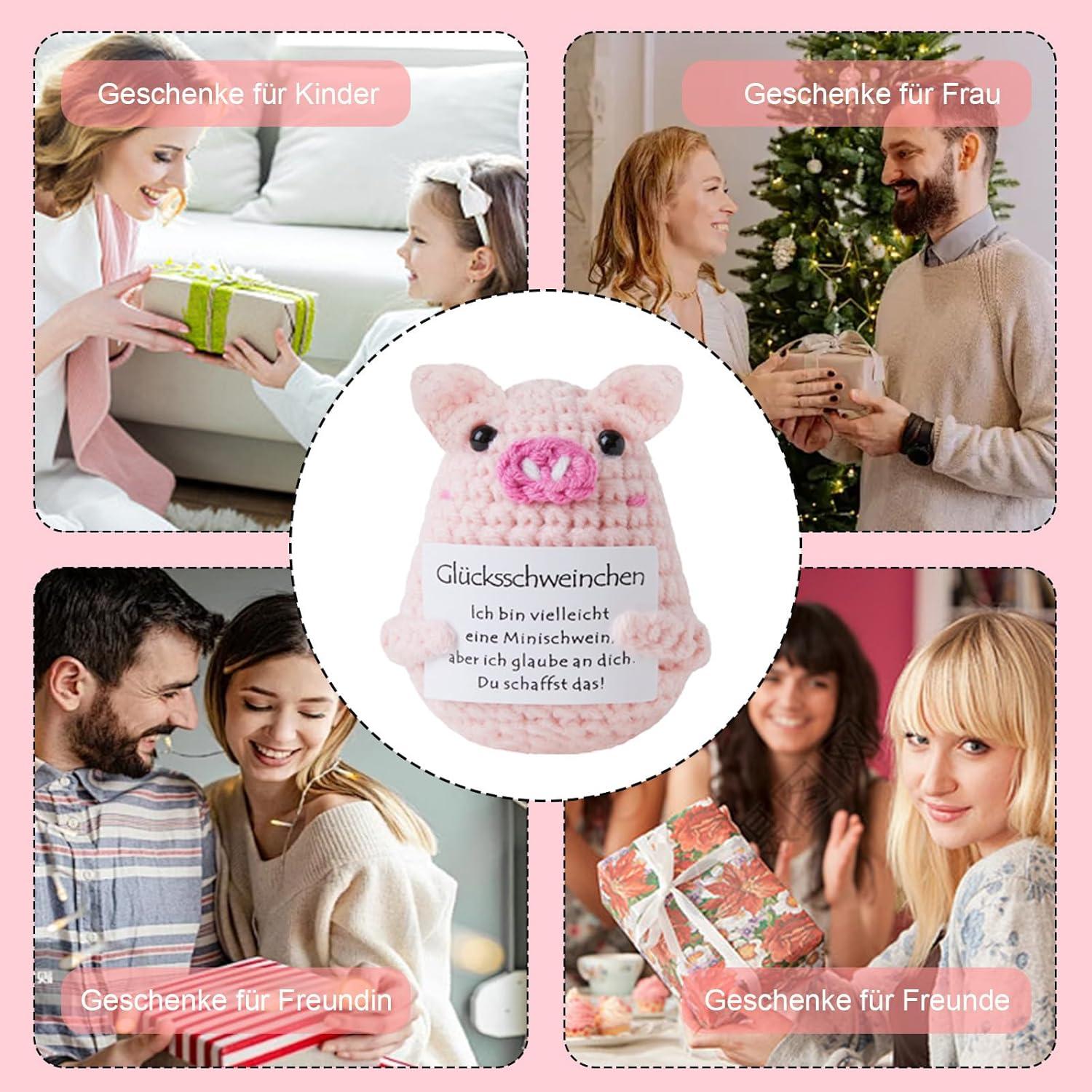 Pocket Hug Kartoffel Glücksbringer Mutmacher Geschenk Frauen Rosa