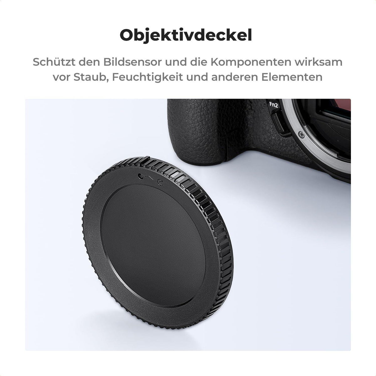 Hochwertiger Gehäusedeckel + Objektivdeckel für Nikon Z