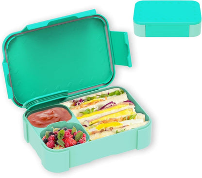 Brotdose Kinder mit Fächern 900ml Auslaufsicher Bento Lunchbox