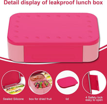 Brotdose Kinder mit Fächern 900ml Auslaufsicher Bento-Box
