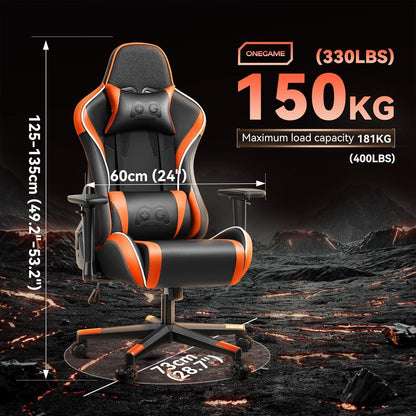OneGame Ergonomischer Gaming Stuhl 3D Armlehnen Bürostuhl