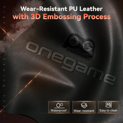 OneGame Ergonomischer Gaming Stuhl 3D Armlehnen Bürostuhl