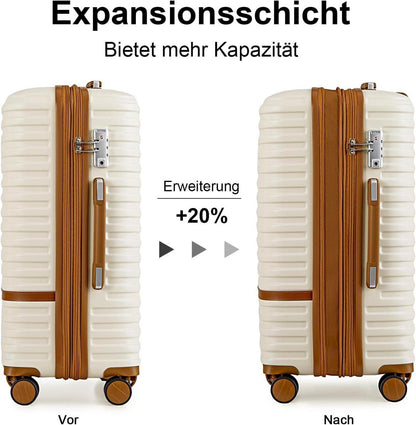 Joyway Kofferset ABS Hartschalen Trolley Koffer 66cm