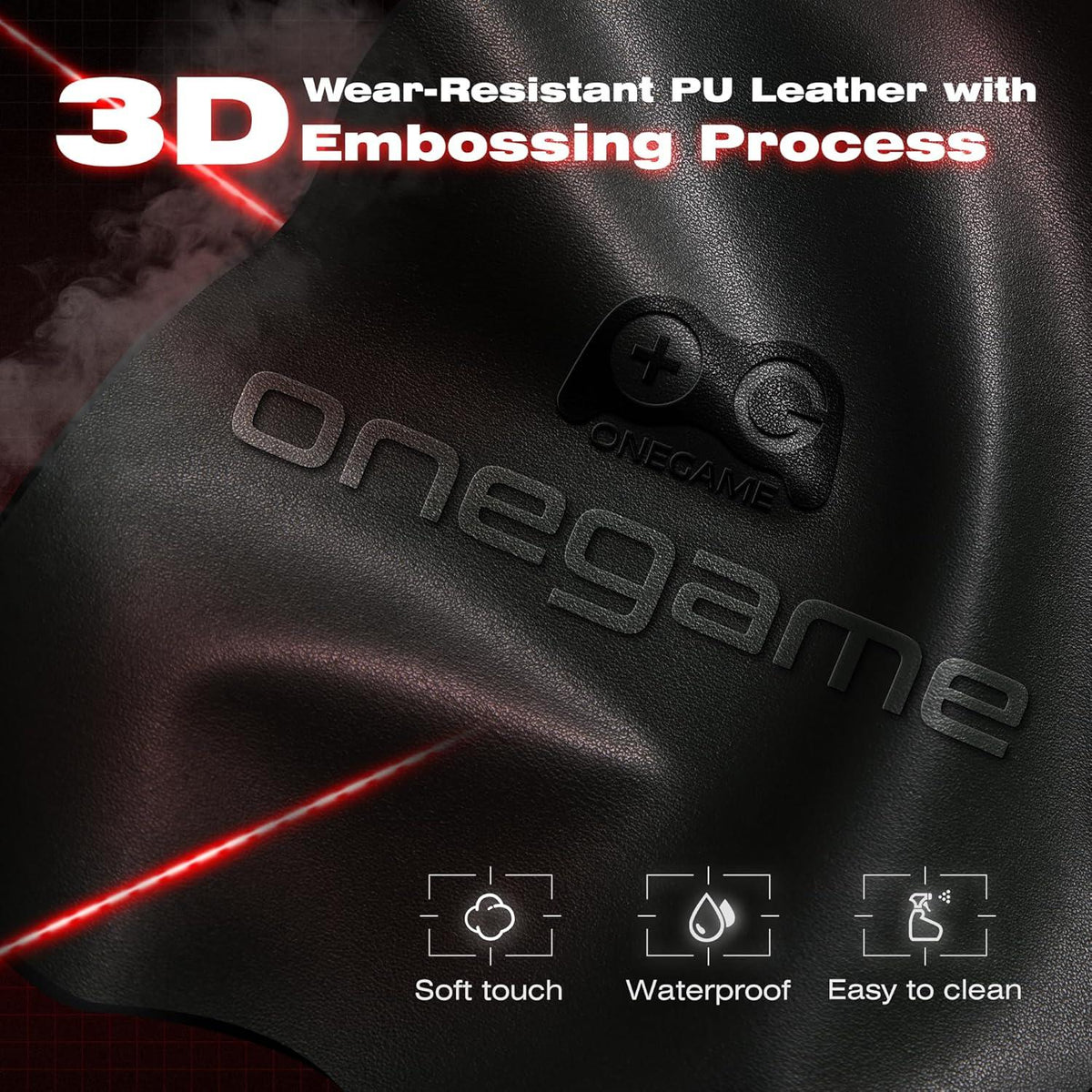Ergonomischer Gaming Stuhl mit höhenverstellbarer