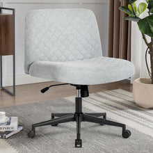 Fantasylab Bürostuhl ohne Armlehnen ergonomisch mit Rädern
