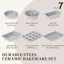 Keramik Antihaft Backformen Set 7-teilig Backbleche für