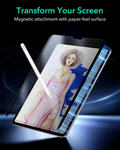 ESR iPad Pro 12.9 Schutzfolie Paper-Feel Magnet 2er Pack