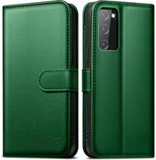 Samsung Galaxy S20 FE Klapphülle KieferGrün RFID Schutz