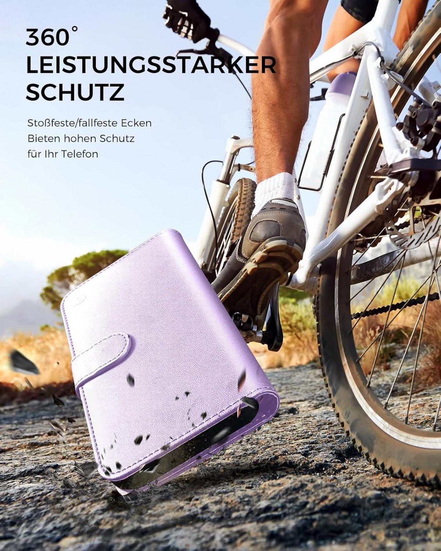 Schutzhülle Samsung Galaxy S24 5G Premium Leder Wallet Magnet Tasche