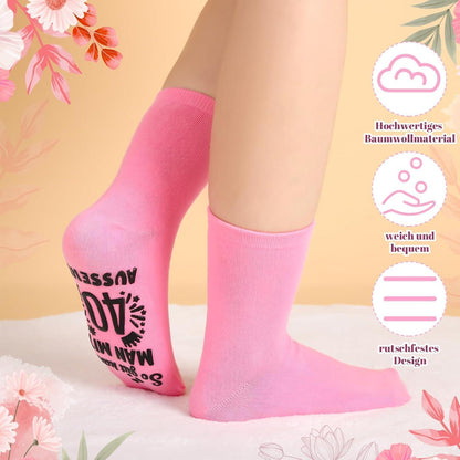 Geburtstag Socken Frauen Baumwolle Warm und Rutschfest
