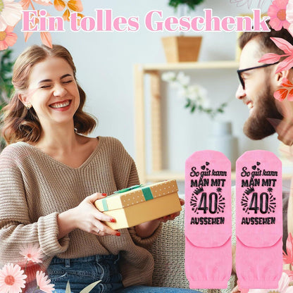 Geburtstag Socken Frauen Baumwolle Warm und Rutschfest