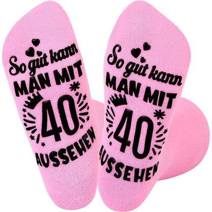 Geburtstag Socken Frauen Baumwolle Warm und Rutschfest