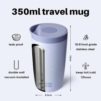 Thermobecher 350ml auslaufsicher Isolierbecher Travel Mug Classic