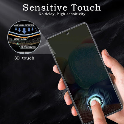 Sichtschutzglas Samsung Galaxy A71 Anti-Spy Panzerfolie 2 Stück