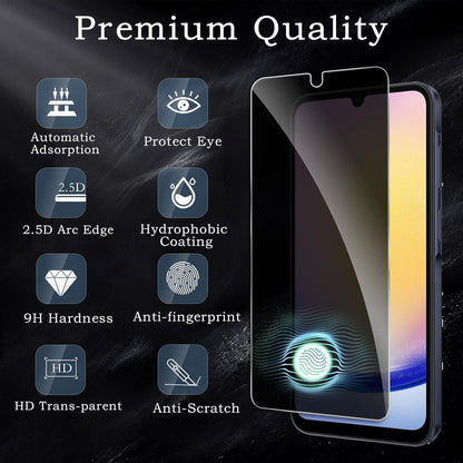 Sichtschutz Samsung Galaxy A25/A15, Privatsphäre Folie, 9H