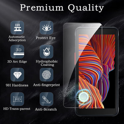 Schutzfolie Samsung Galaxy Xcover 5, HD Panzer Glas, 9H