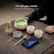 TEANAGOO Matcha Set Bambus Schale Schneebesen Tassen 9 Stück