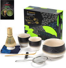 Matcha Set Schneebesen Schale Schaufel Teezubereitungsset 9-teilig