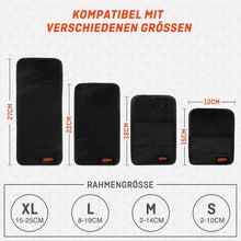 Fahrrad Rahmenschutz Set 4er Carbon Transportschutz Thule