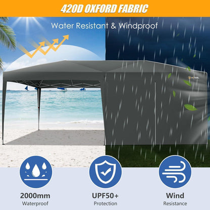 Pavillon 3x6 mit Seitenwänden – Wasserdicht & Stabil für Garten & Party