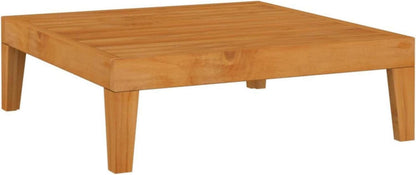 Gartenmöbel Set Holz Lounge Ecksofa 5-TLG Akazie Creme