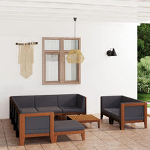 Gartenmöbel Set Holz Lounge Ecksofa Sitzgruppe Outdoor Terrasse wobei