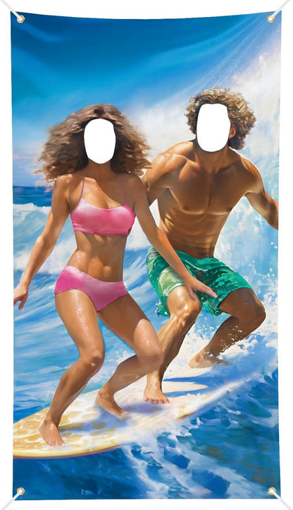 Foto Requisiten Surfer Party Banner 180x100cm use at Hawaiian Theme