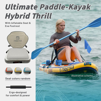 iTAOSTAR Daisy 35 Wide Paddle Board Premium Accessories Gelb Rot