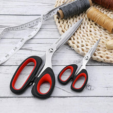 Nähschere Set, Hochwertige Edelstahl Stoffschere, 23cm+13cm