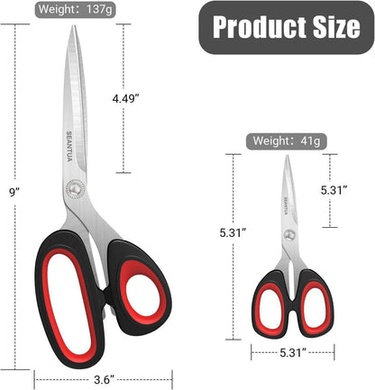 Hochwertige Stoffschere Set 23cm 13cm Nähschere
