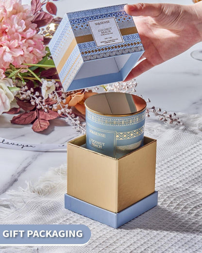 Coconut Beach Scented Candle 210g Natural Soy Stress Relief Luxury