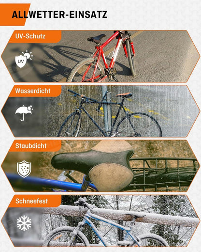Fahrradabdeckung 2 Fahrräder 420D Wasserdicht