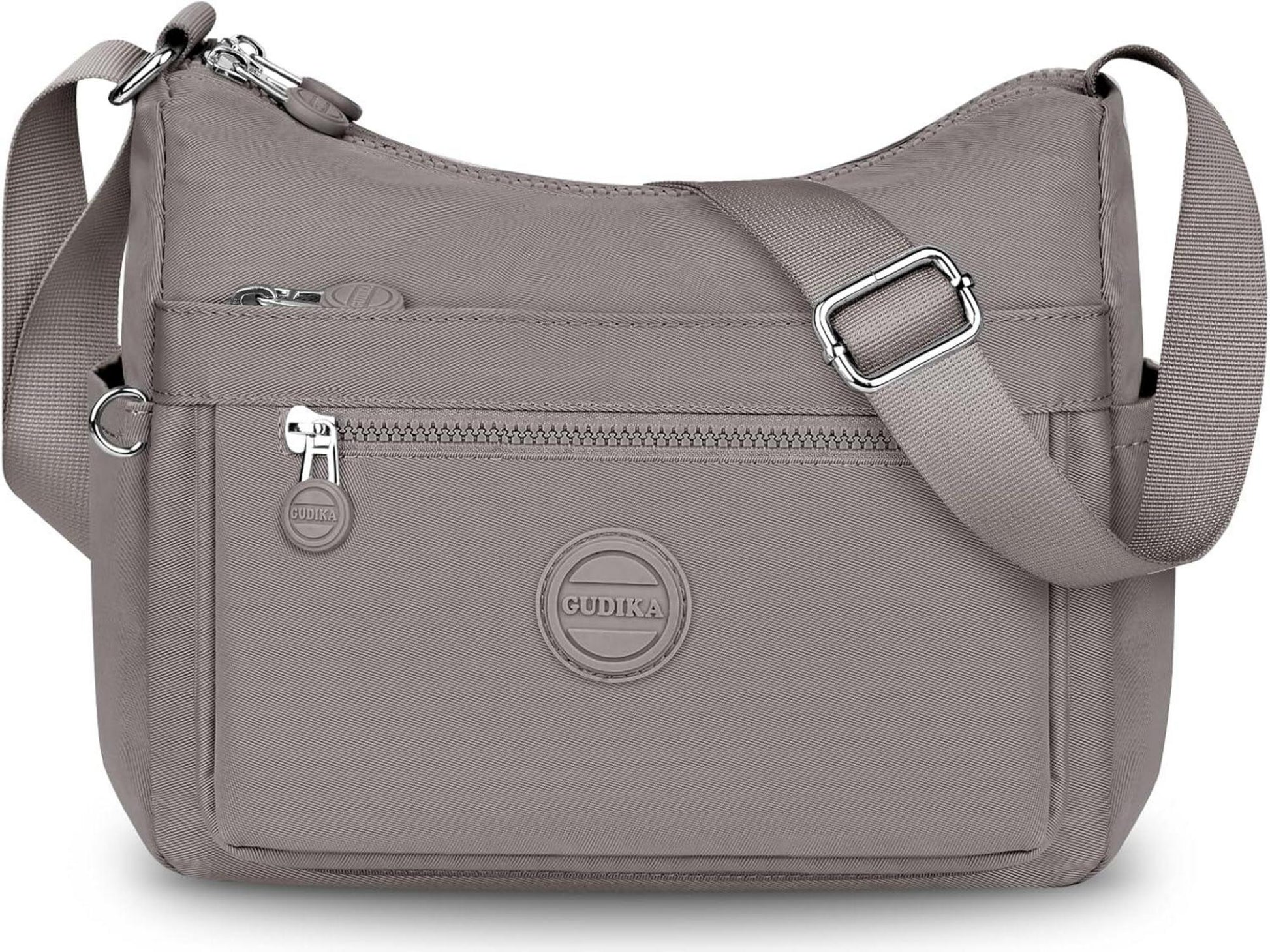 Umhängetasche Damen Nylon Wasserdicht Crossbody Bag Fächer Schultasche