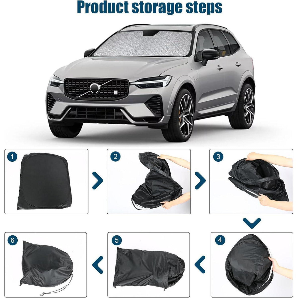 Auto Sonnenblende für Volvo XC60 2018-2024