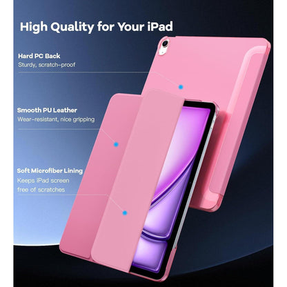 iPad Air 13 Zoll Hülle mit Ständer, Fondant Rosa