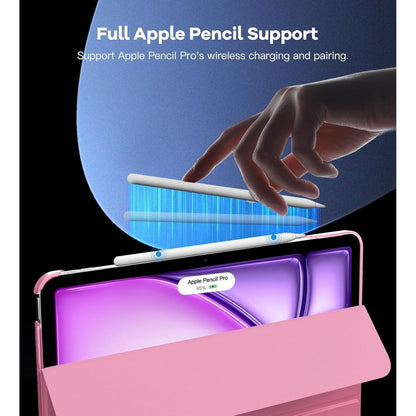 iPad Air 13 Zoll Hülle mit Ständer, Fondant Rosa