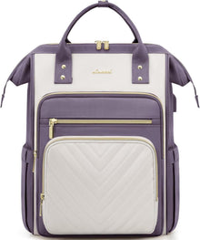 Rucksack Damen 15,6 Zoll Laptop Wasserdicht Schulrucksack Elegant